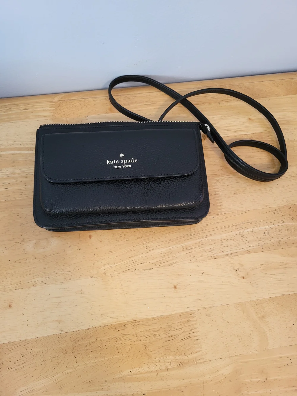 Kate spade Black Leather Crossbody
